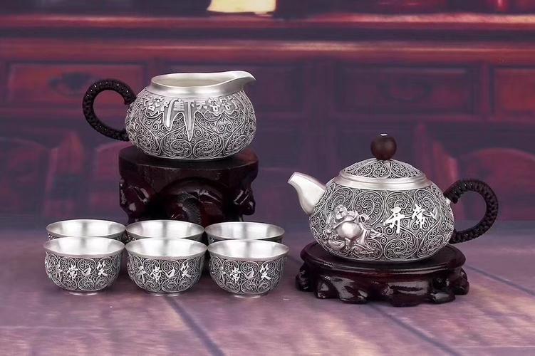 江苏银茶具礼品安徽银茶具销售南京银茶具定制澔森供